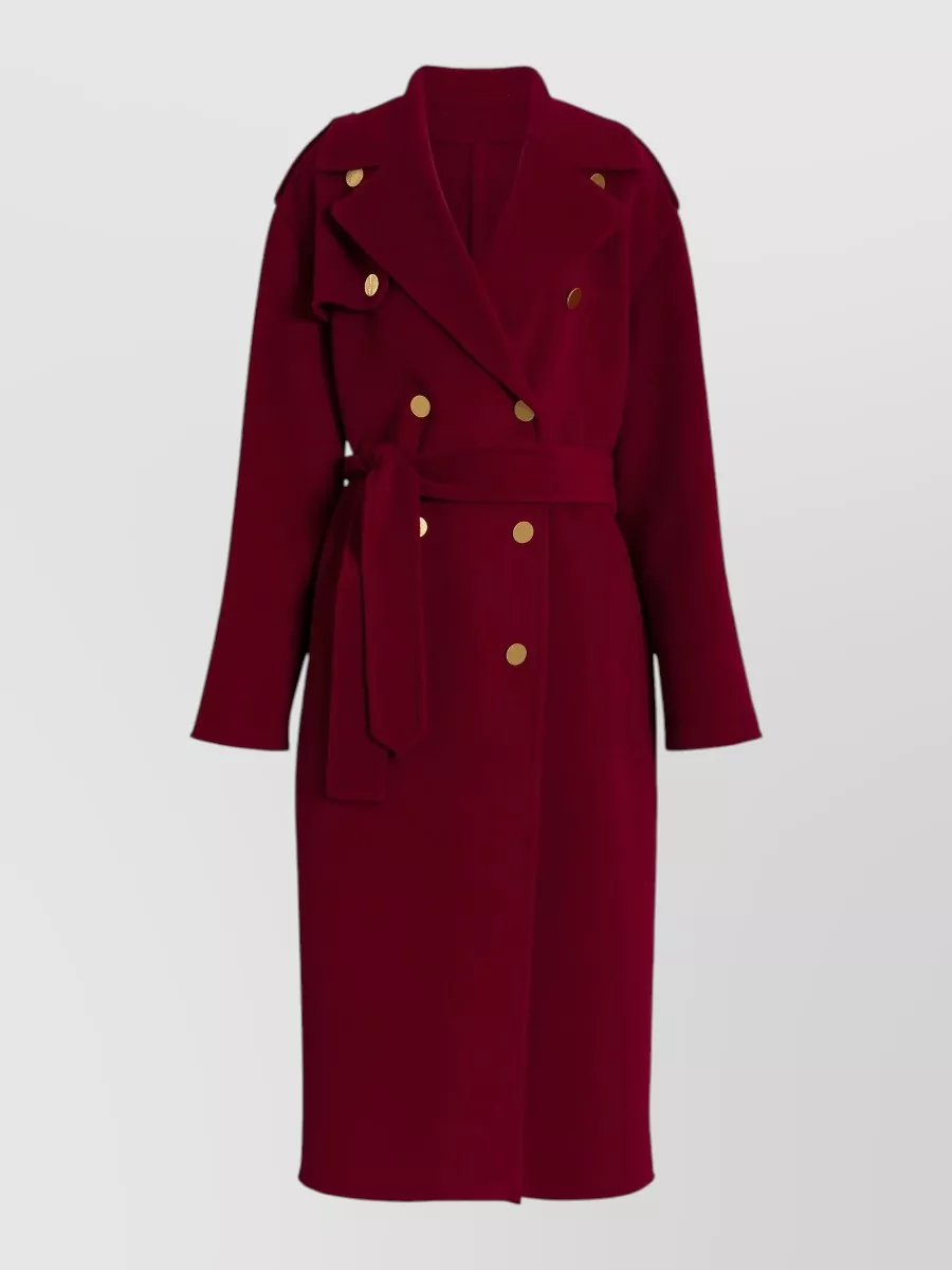 Alberta Ferretti Wool cashmere long jacket