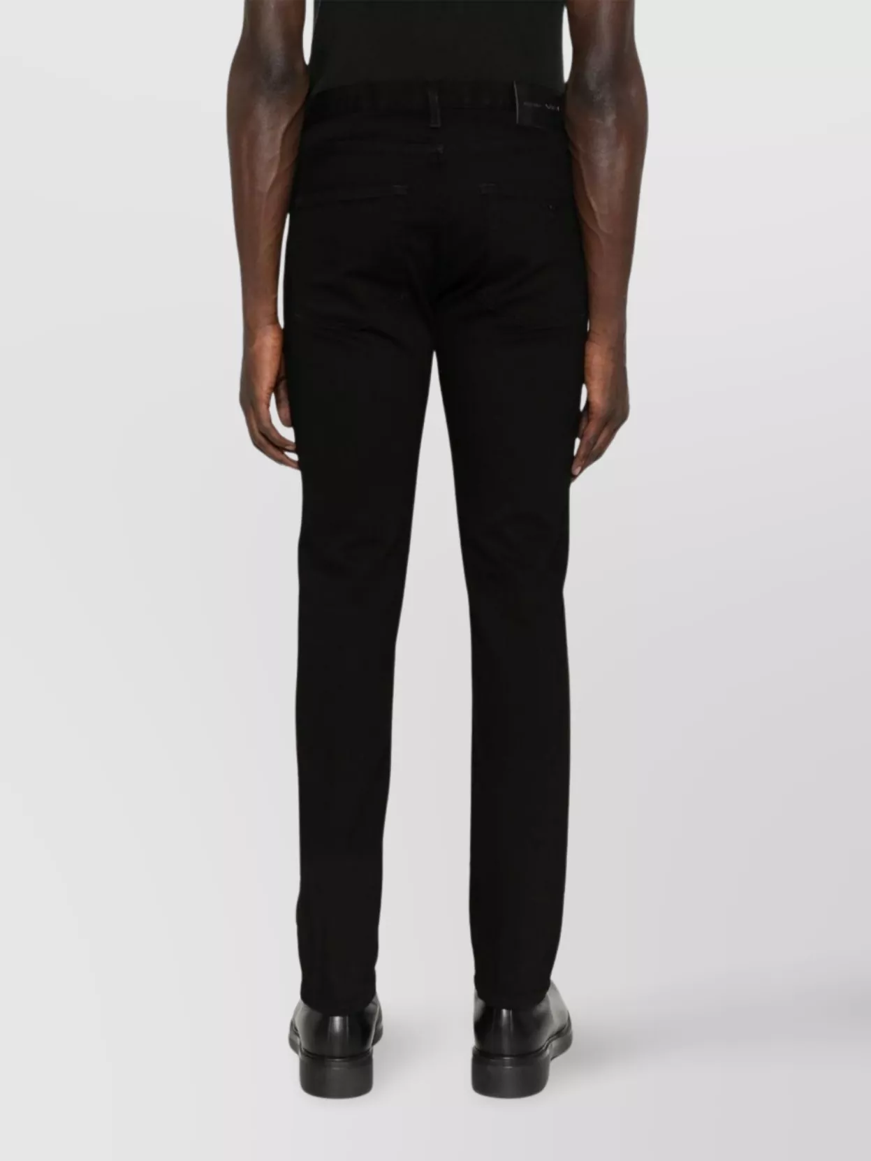 Emporio Armani Straight Leg Denim Trousers With Five Pockets