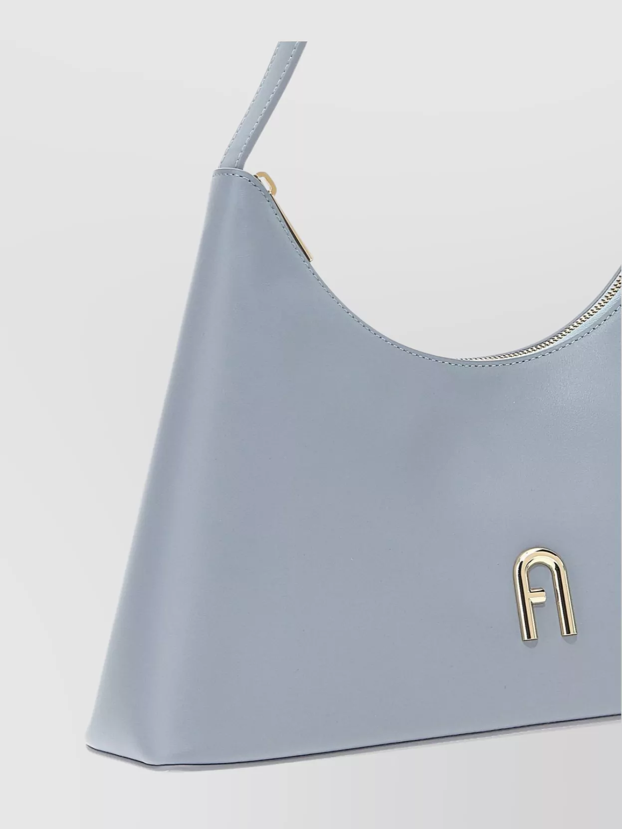 Furla Leather Shoulder Bag Gold-Tone Hardware
