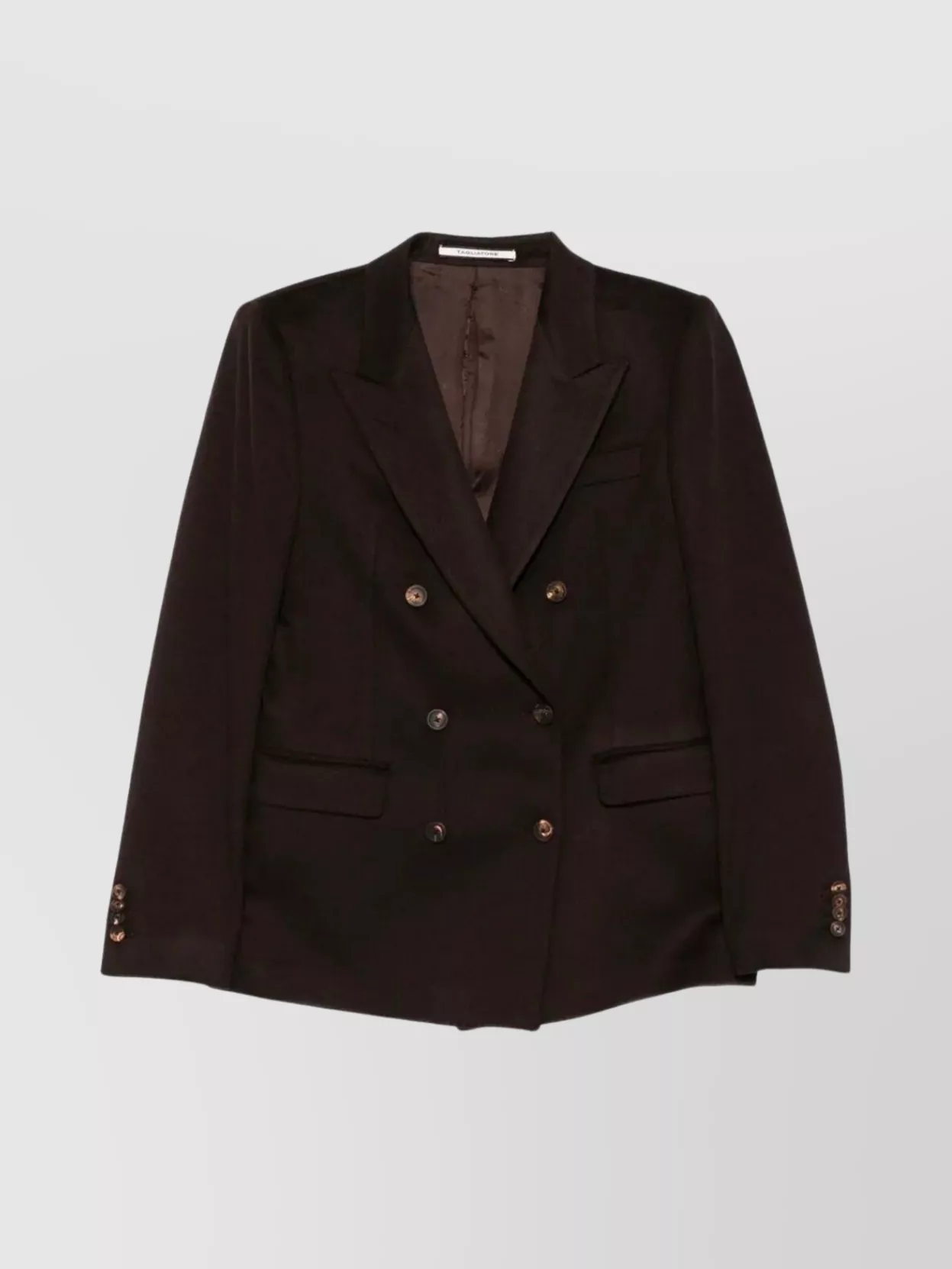 Tagliatore Parisian Style Blazer Pockets In Brown
