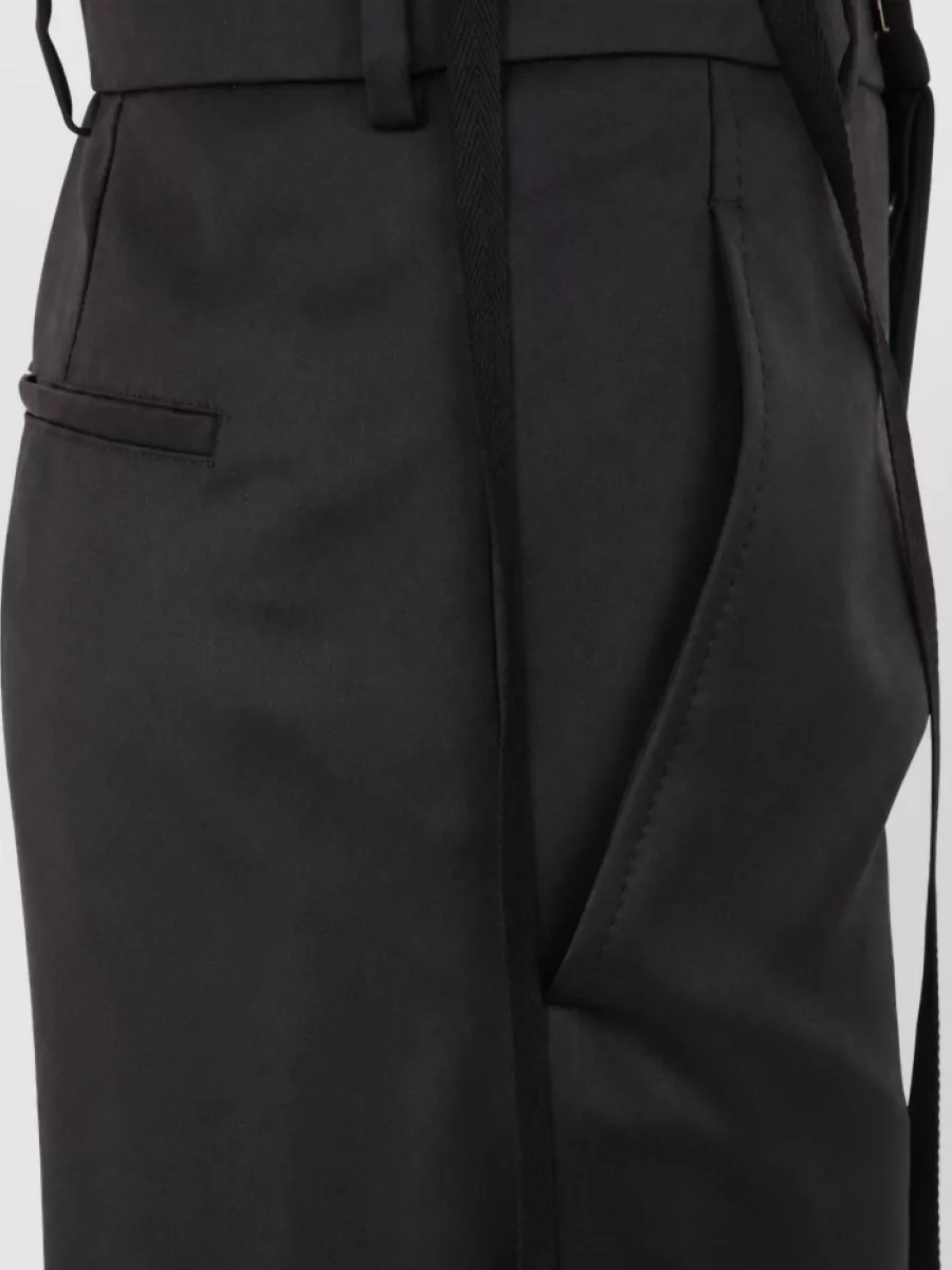 Ann Demeulemeester Virgin Wool Loose-Fit Suit Trousers