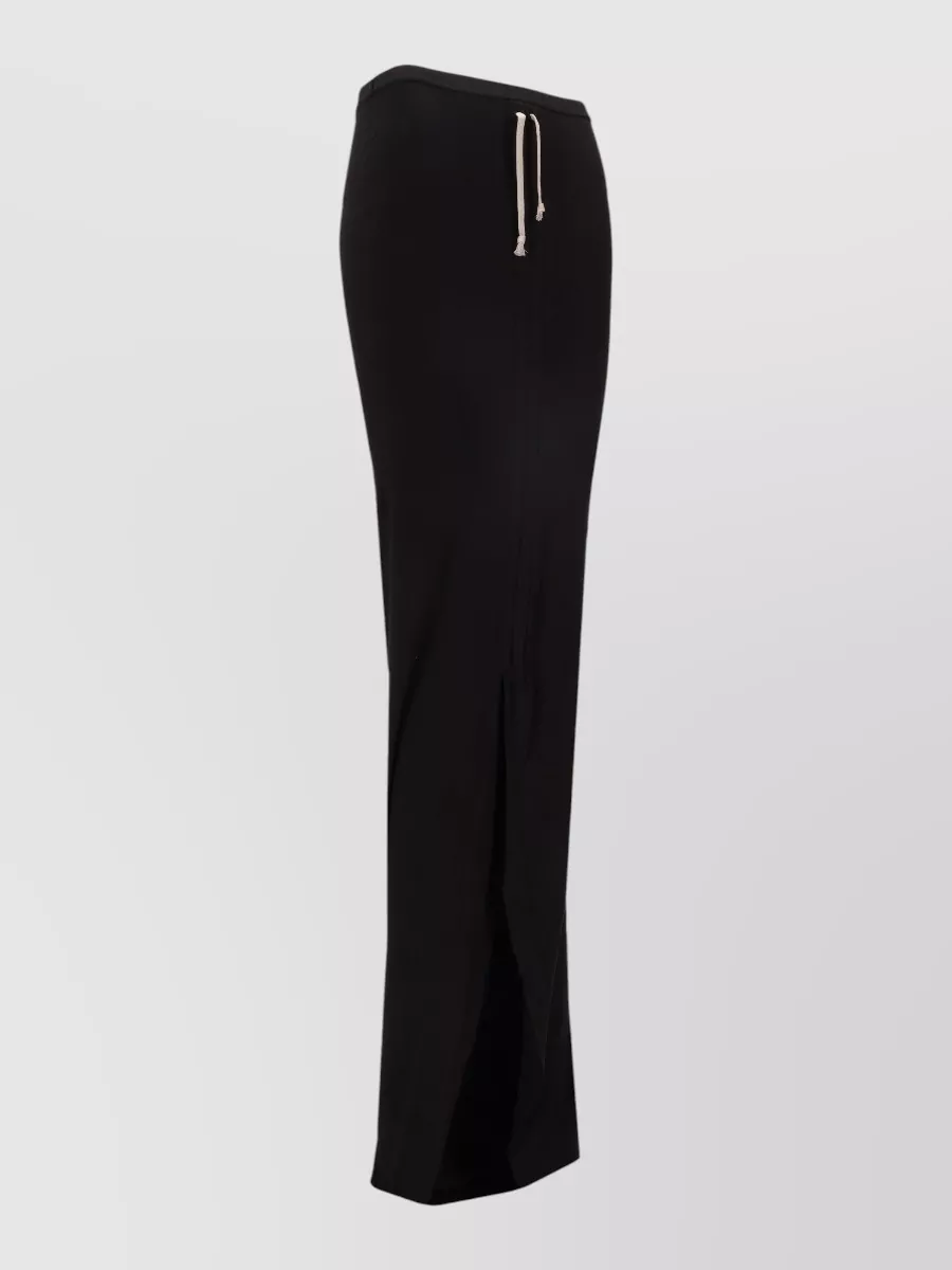 Rick Owens Long Skirt Front Slit Maxi Length