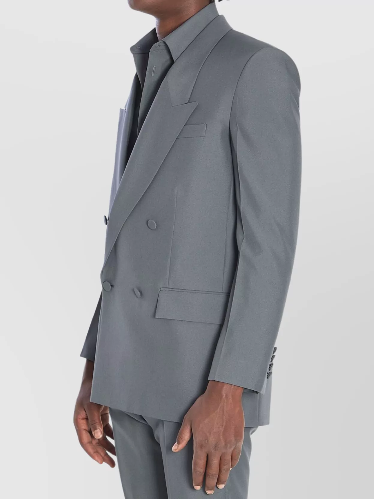 Gucci Technical Fabric Double-Breasted Outerwear