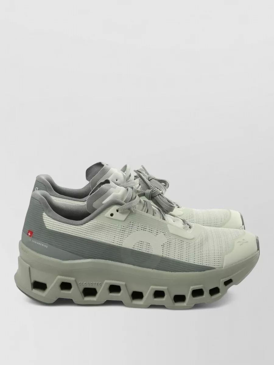 On Cloudmonster Void Mesh Sneakers Pull Tab Sole