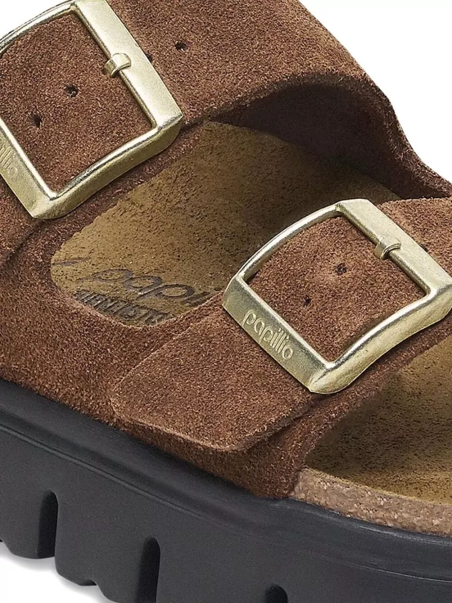 Birkenstock Suede Double Buckle Sandals