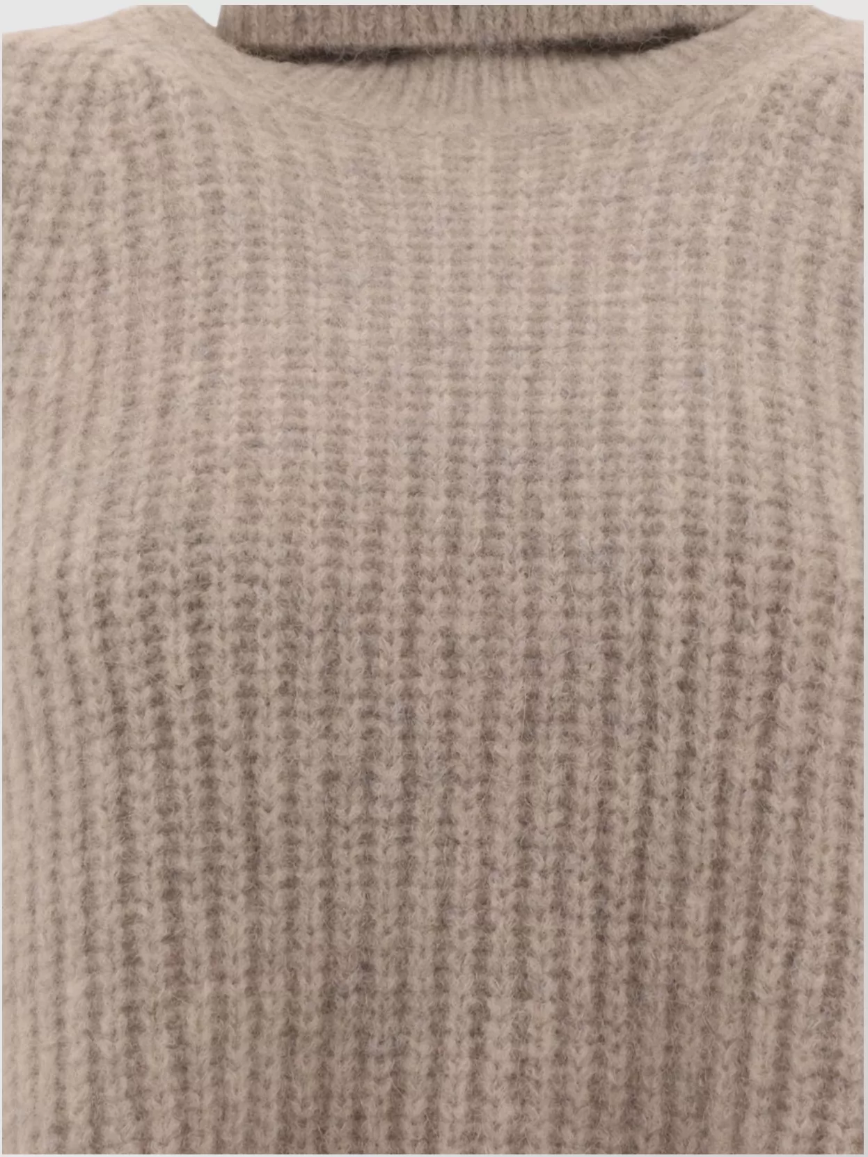 Isabel Marant Étoile Megan Turtleneck Sweater Vest In Gray