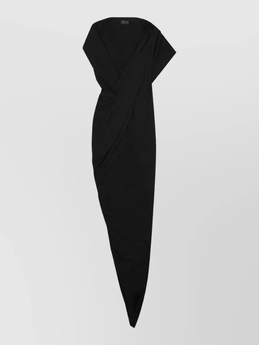 Balenciaga Draped Maxi Dress