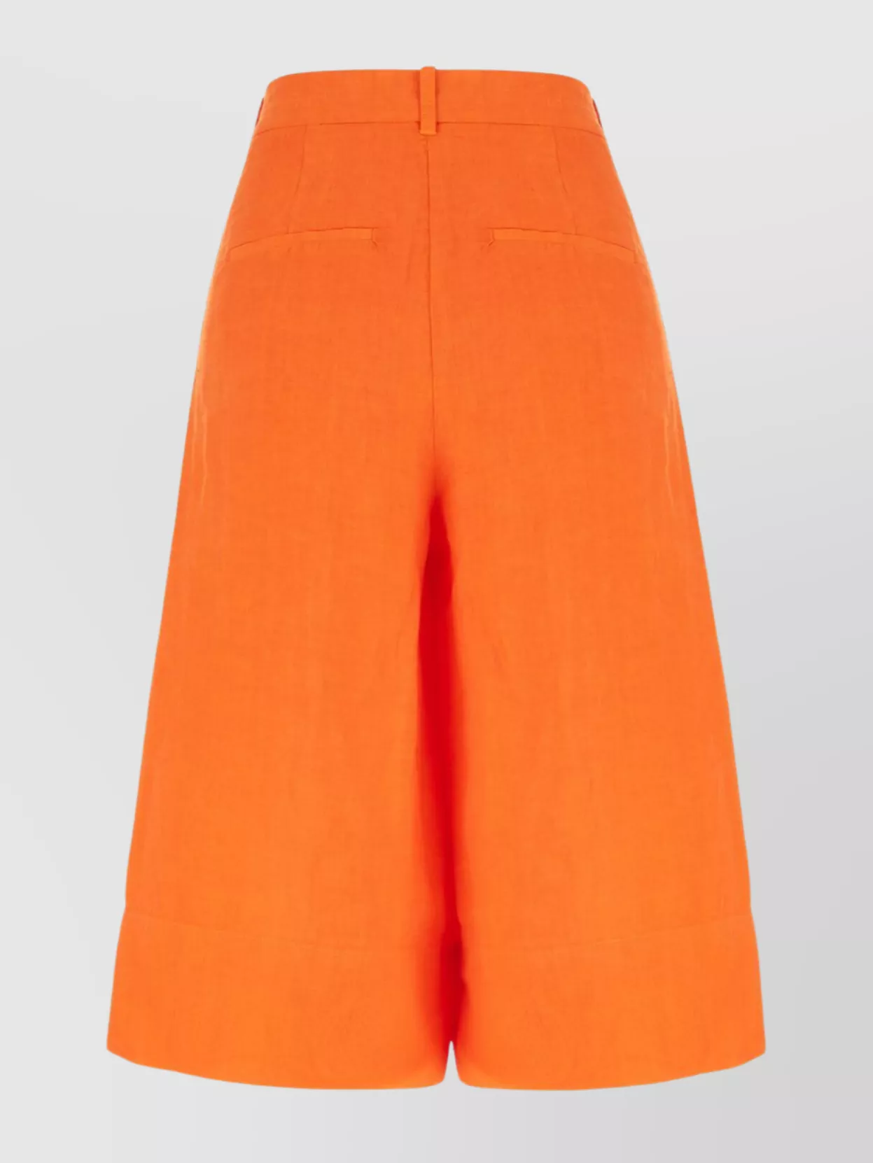 Malo High-Waisted Wide Leg Shorts With Button Detail