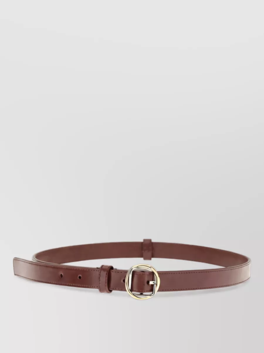 Jacquemus calf leather thin belt