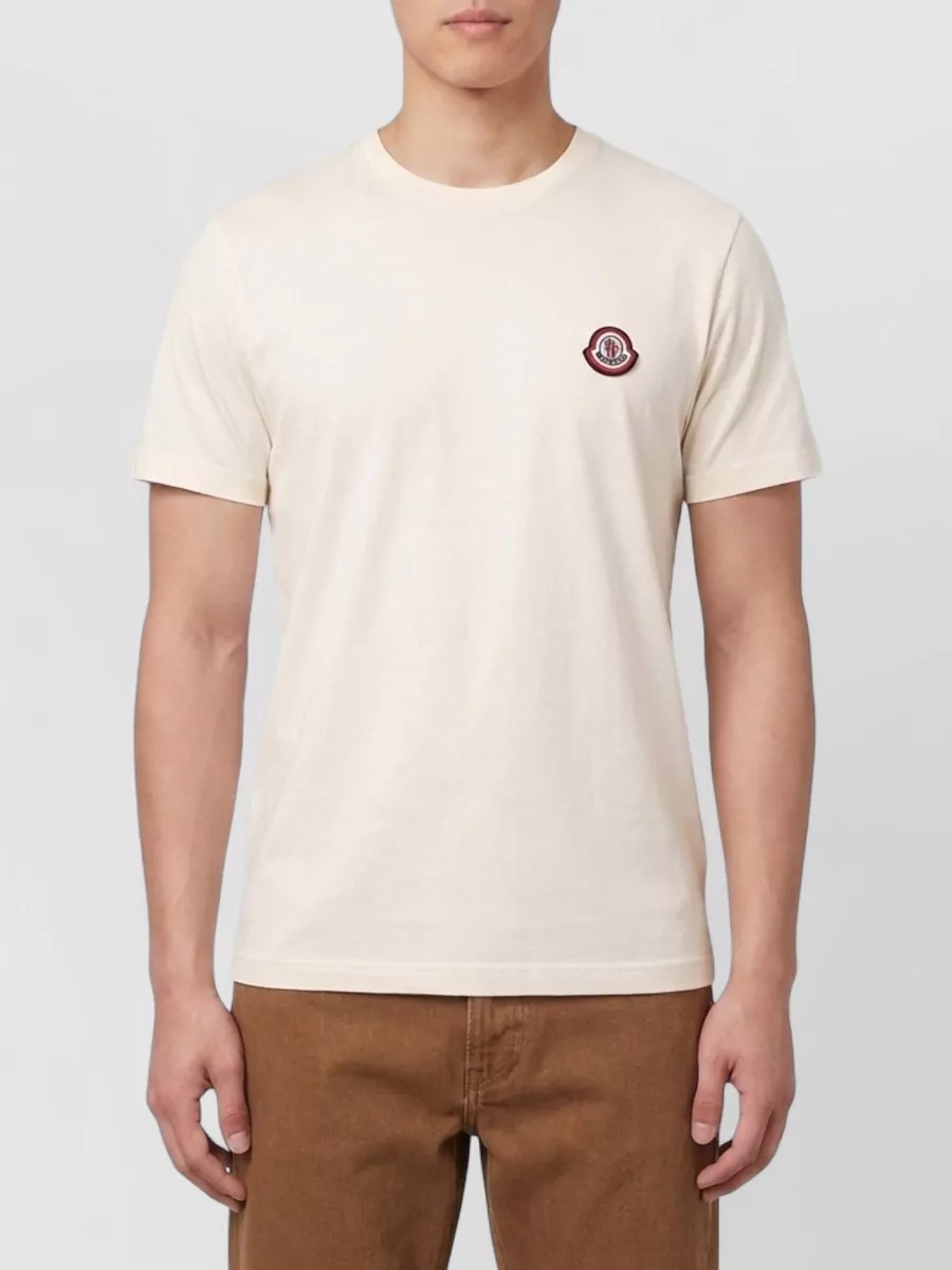 Moncler cotton logo-patch short-sleeve t-shirt