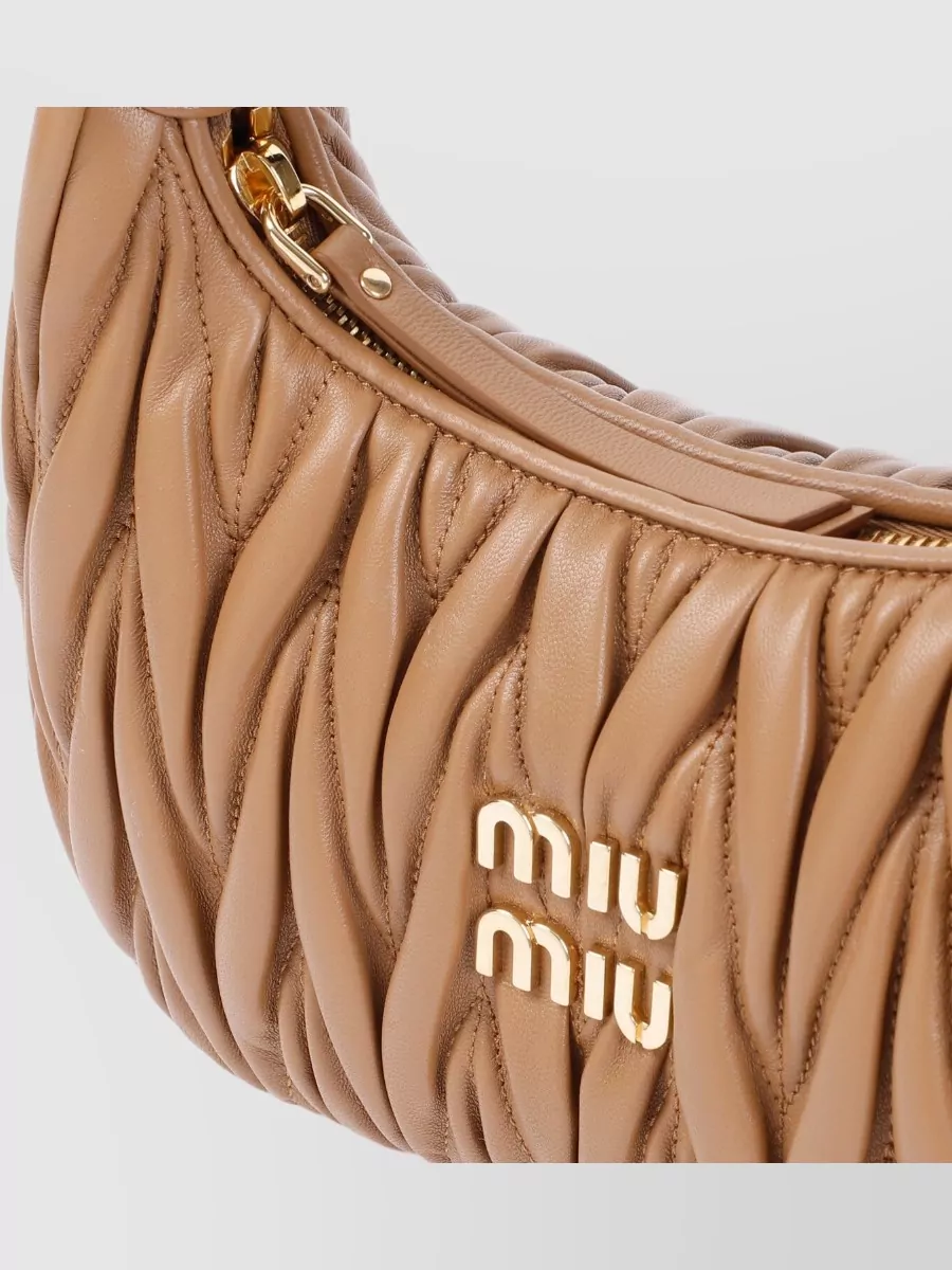 Miu Miu Shoulder Bag Detachable Strap Top Handle