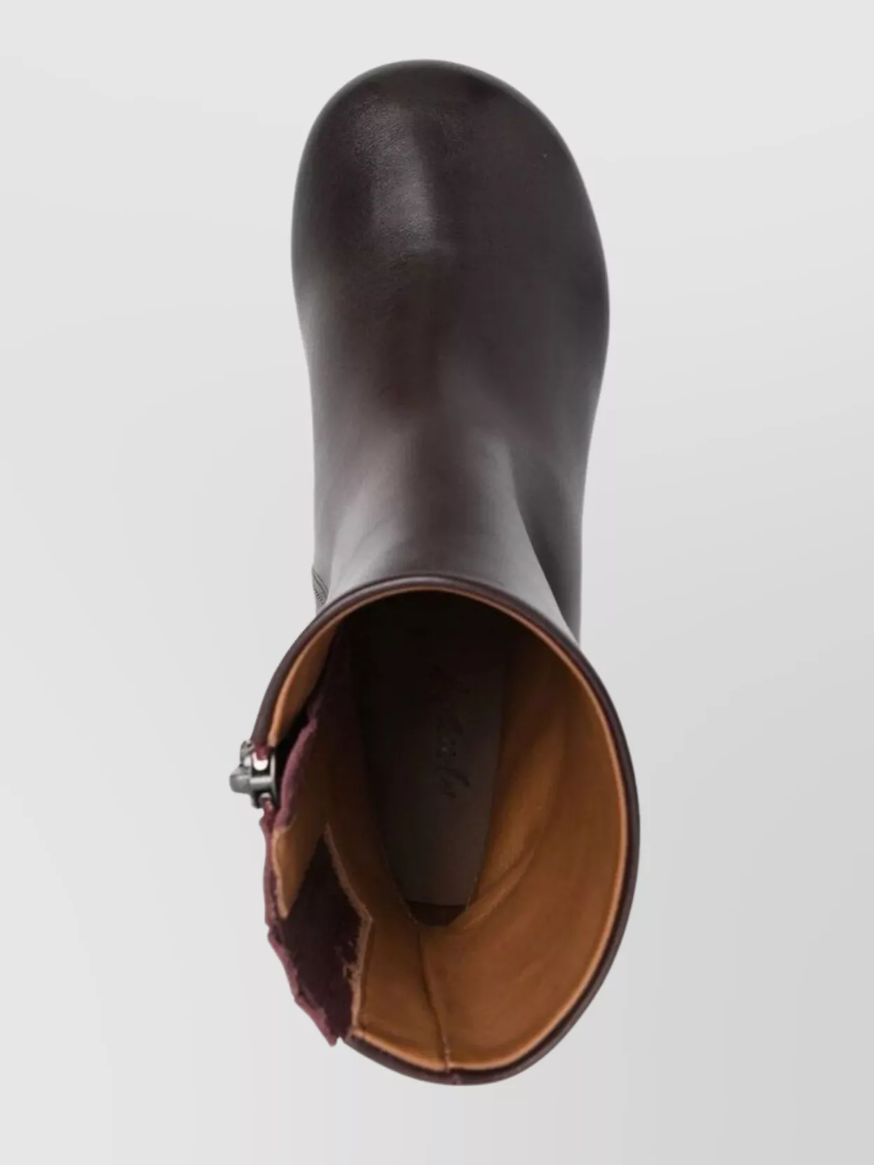 Marsell Biscotto Leather Cone Heel Ankle Boots