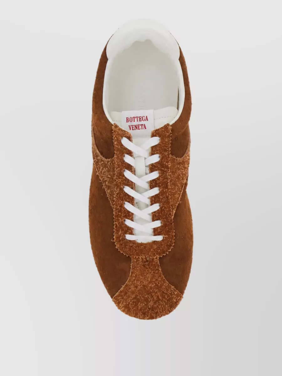 Bottega Veneta Leather Lace-Up Sneakers