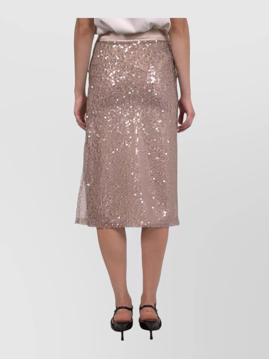 Peserico Silk Pencil Skirt