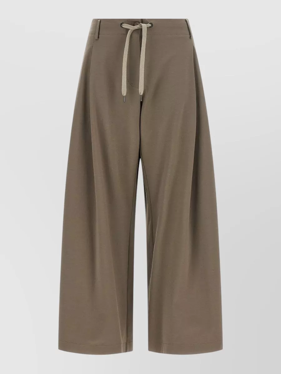 Brunello Cucinelli cropped wide-leg trousers