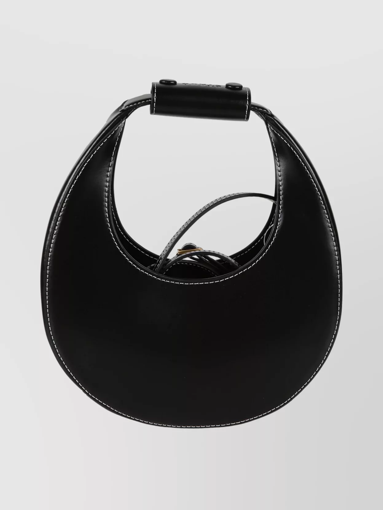 Staud Leather Crossbody Bag Top Handle
