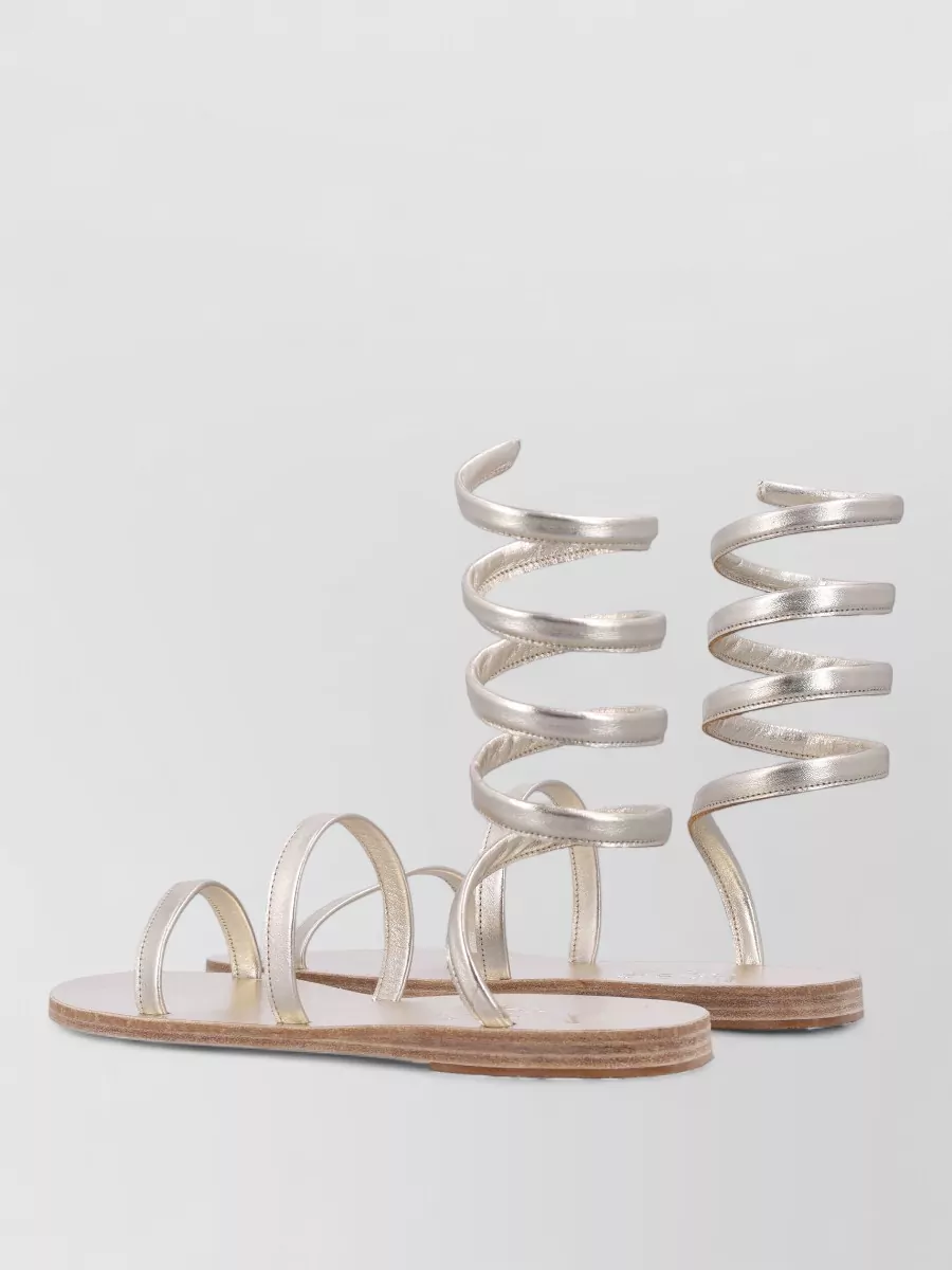 Ancient Greek Sandals Leather Wrap Sandals