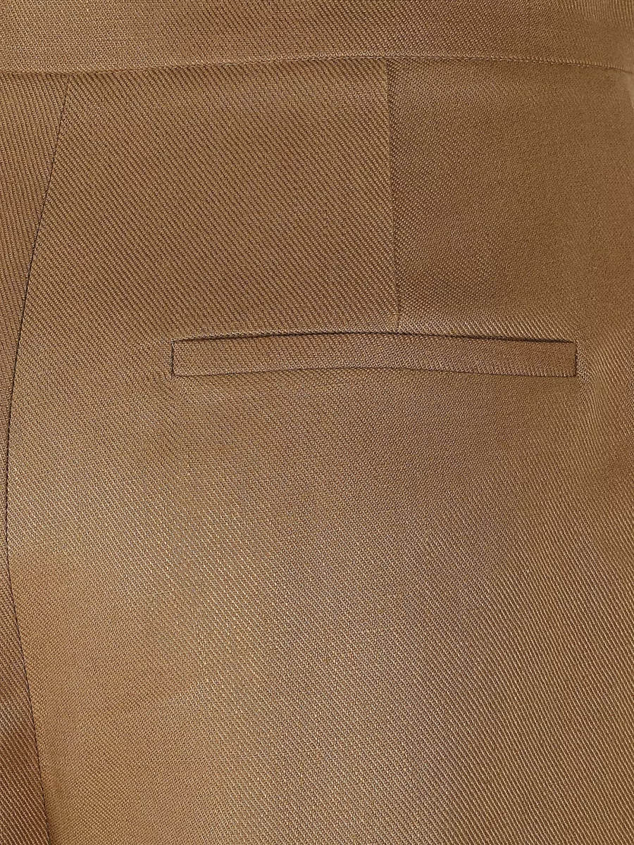 Max Mara Linen High-Rise Knee-Length Bermuda Shorts