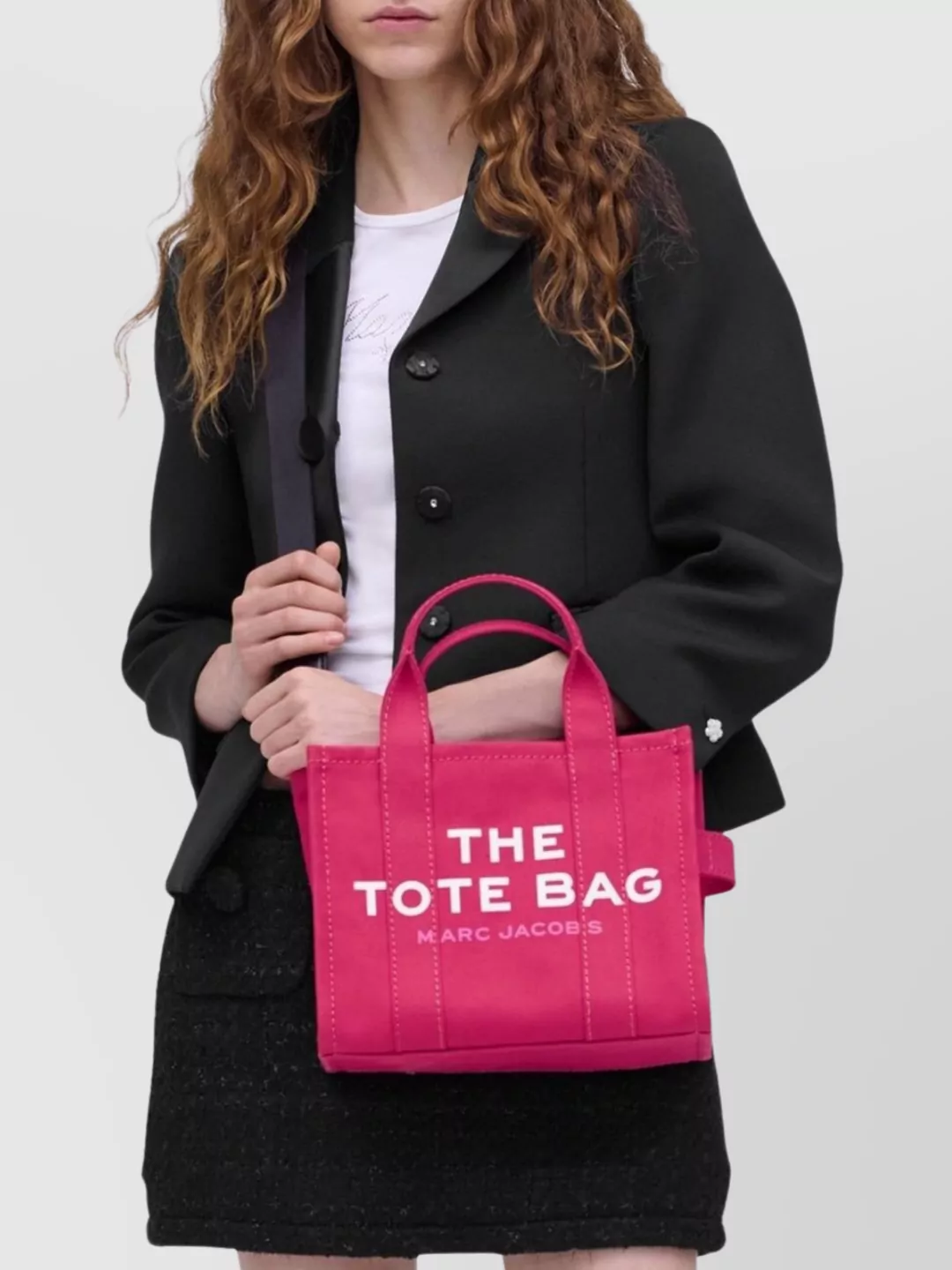 Marc Jacobs Versatile Tote Bag Adjustable Strap In Pink