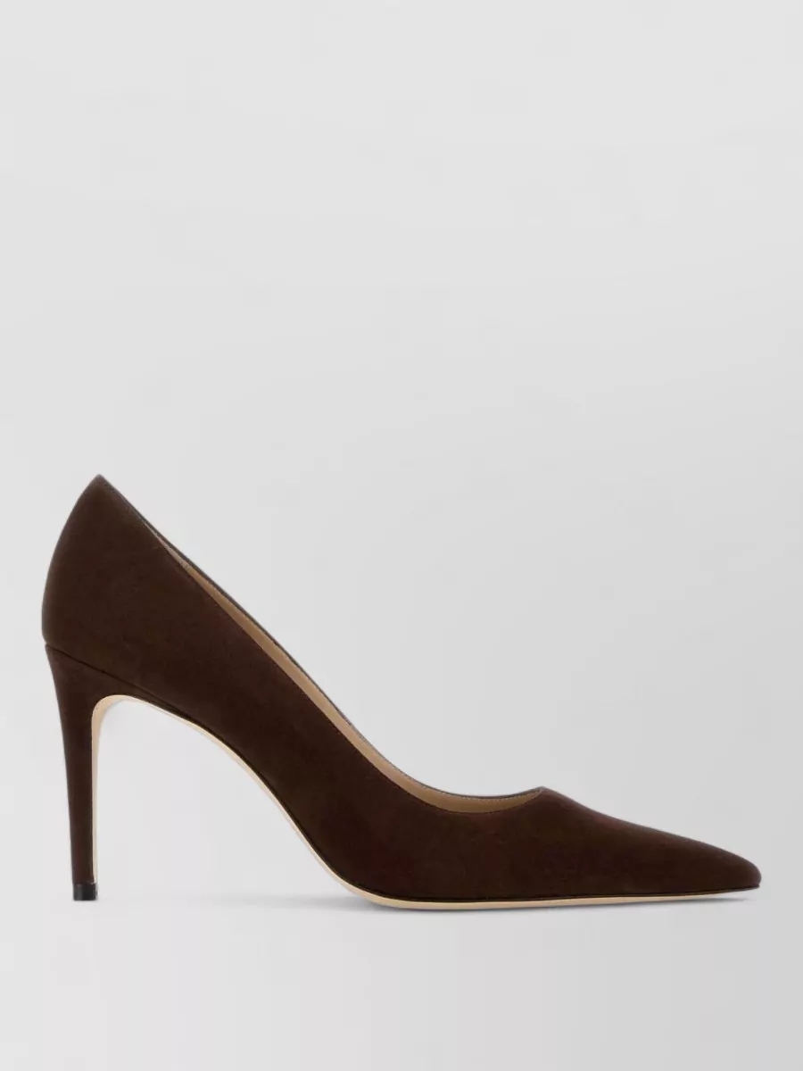Stuart Weitzman Suede Leather Pumps