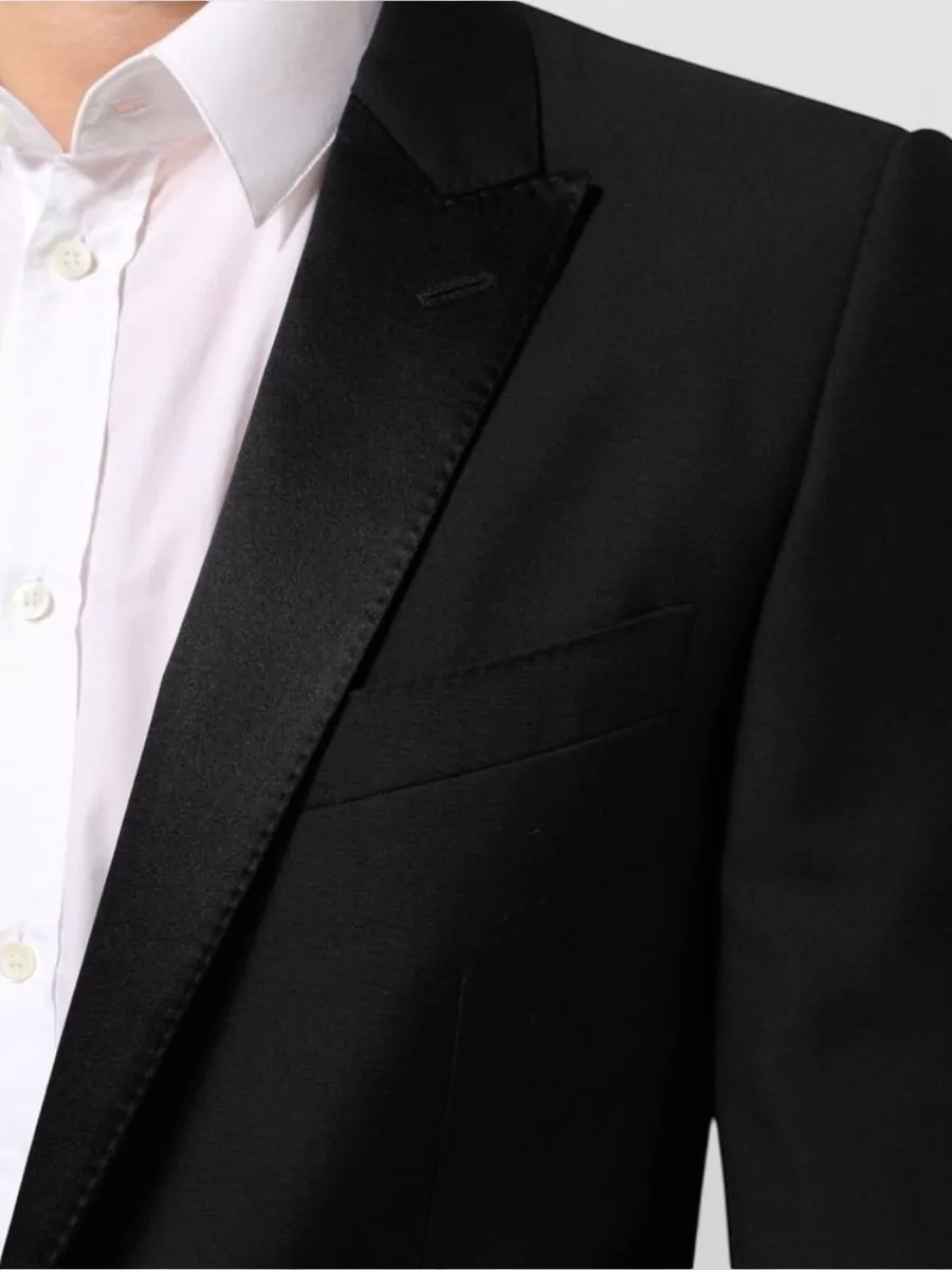 Dolce&Gabbana Silk Blend Single-Breasted Suit Jacket