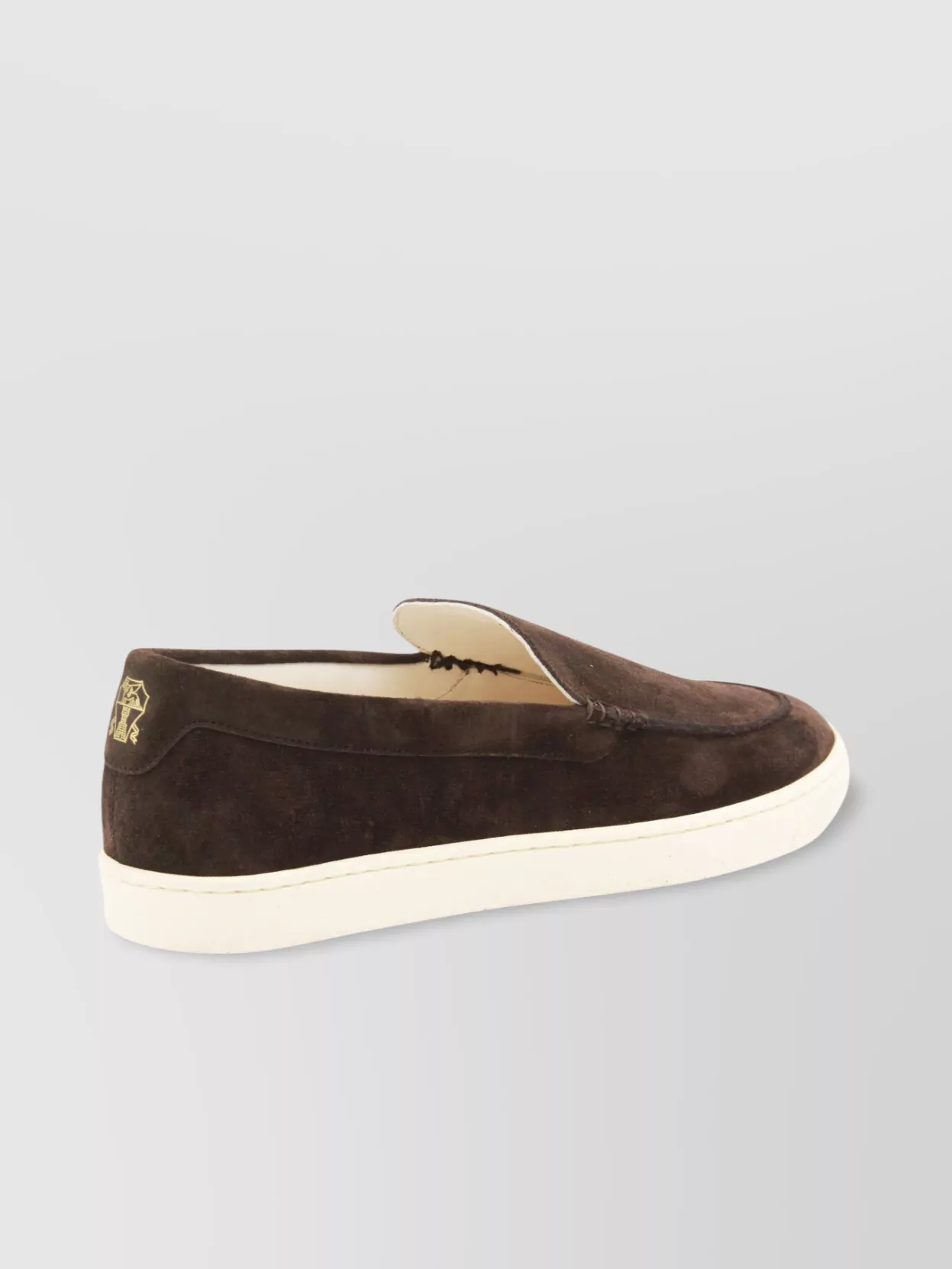 Brunello Cucinelli Loafers With Suede Finish And Contrast Sole