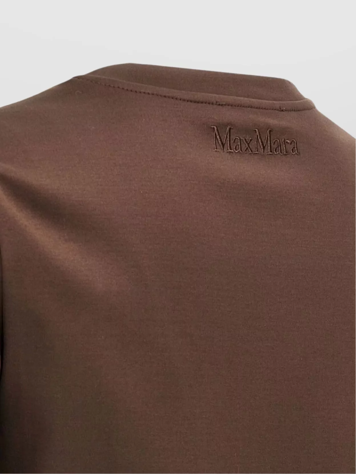 Max Mara Crew Neck Plain Short Sleeves