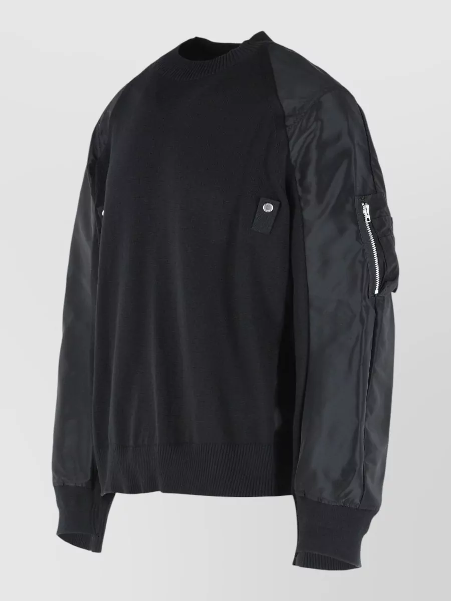Sacai Cotton Blend Bomber Jacket