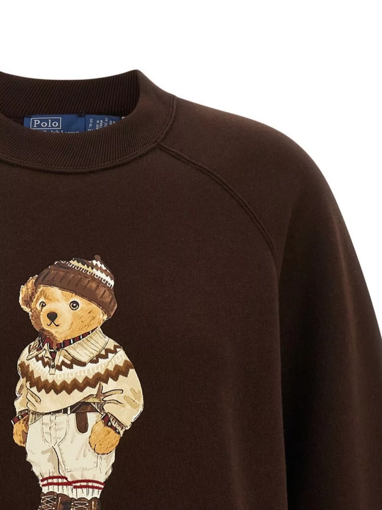 Polo Ralph Lauren Graphic Print Sweatshirt Crew Neck Long Sleeves