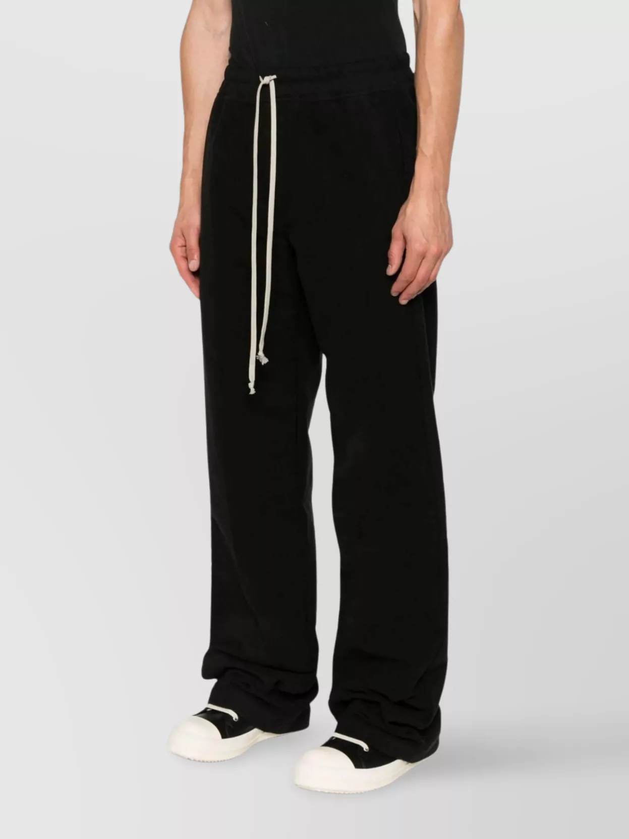 Rick Owens Wide Leg Drawstring Trousers