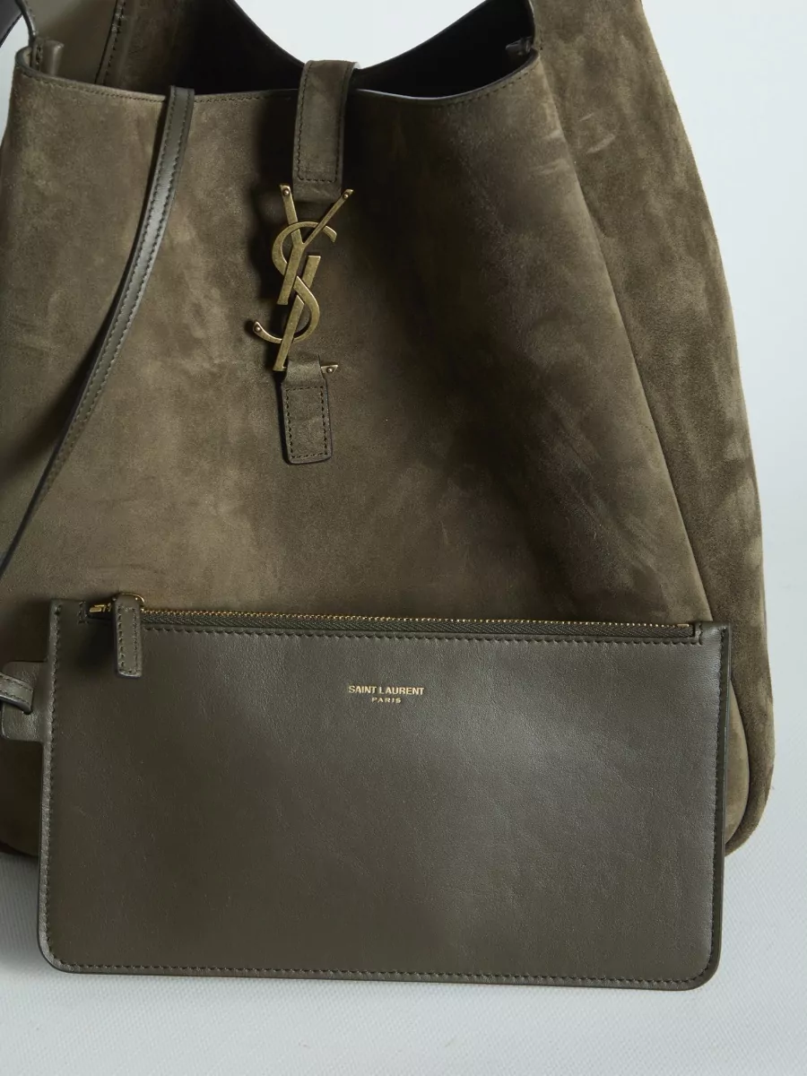 Saint Laurent Le 5 À 7 Large Suede Shoulder Bag
