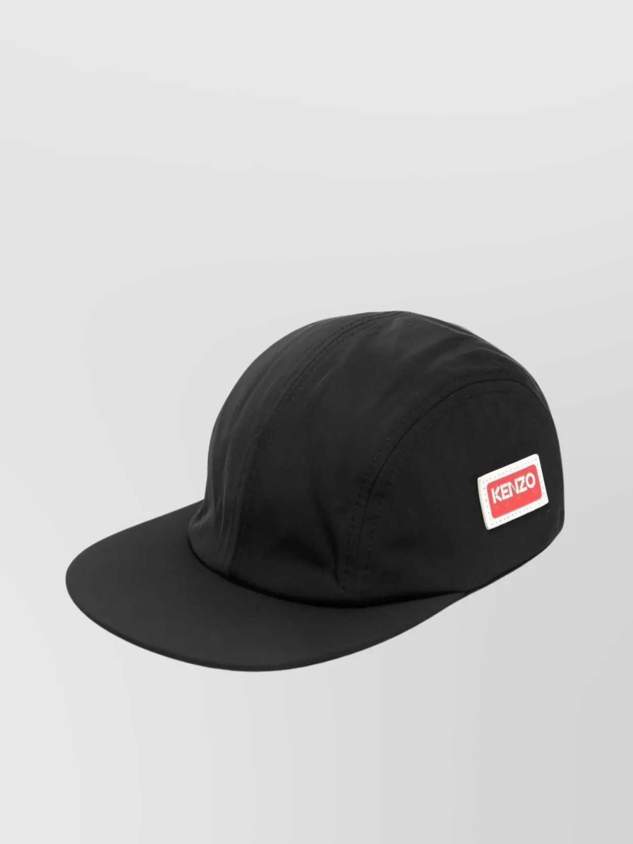 Shop Kenzo Versatile Flat Peak Hat In Black