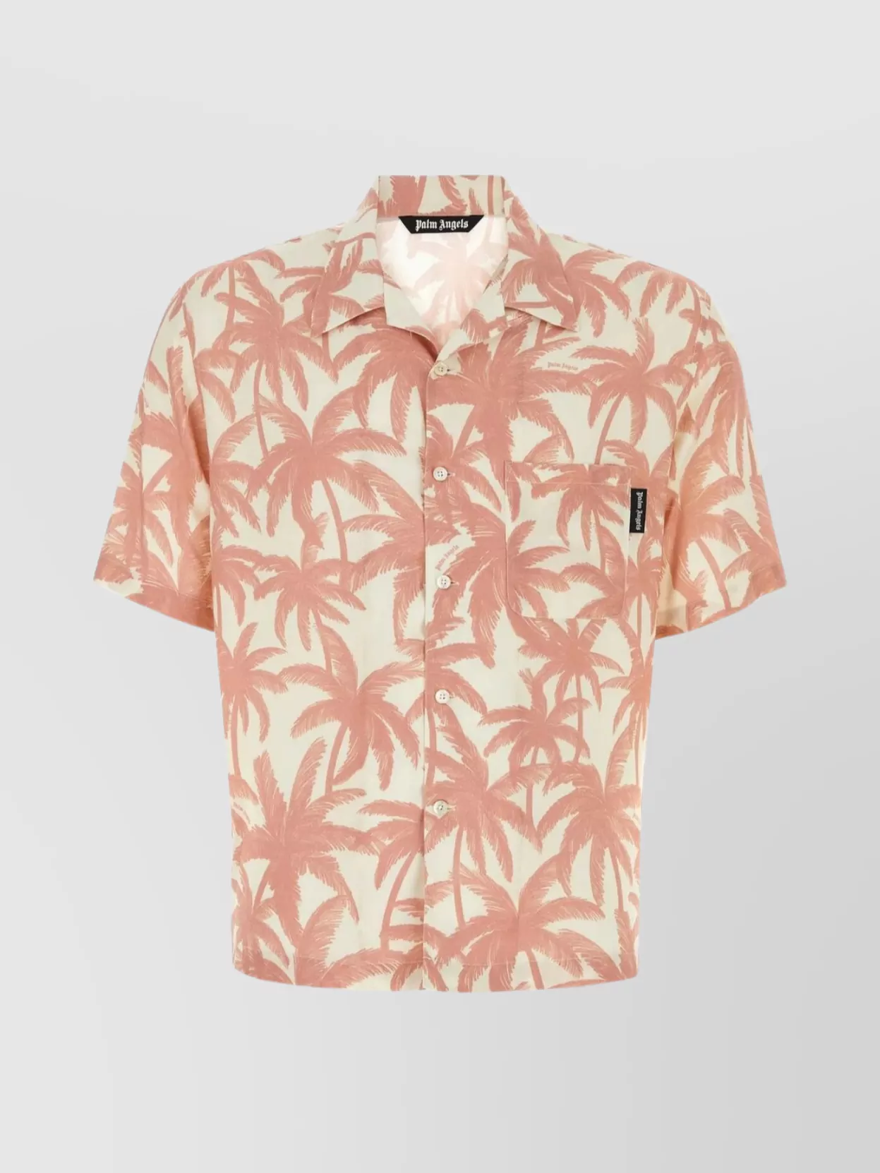Shop Palm Angels All-over Print Viscose Shirt