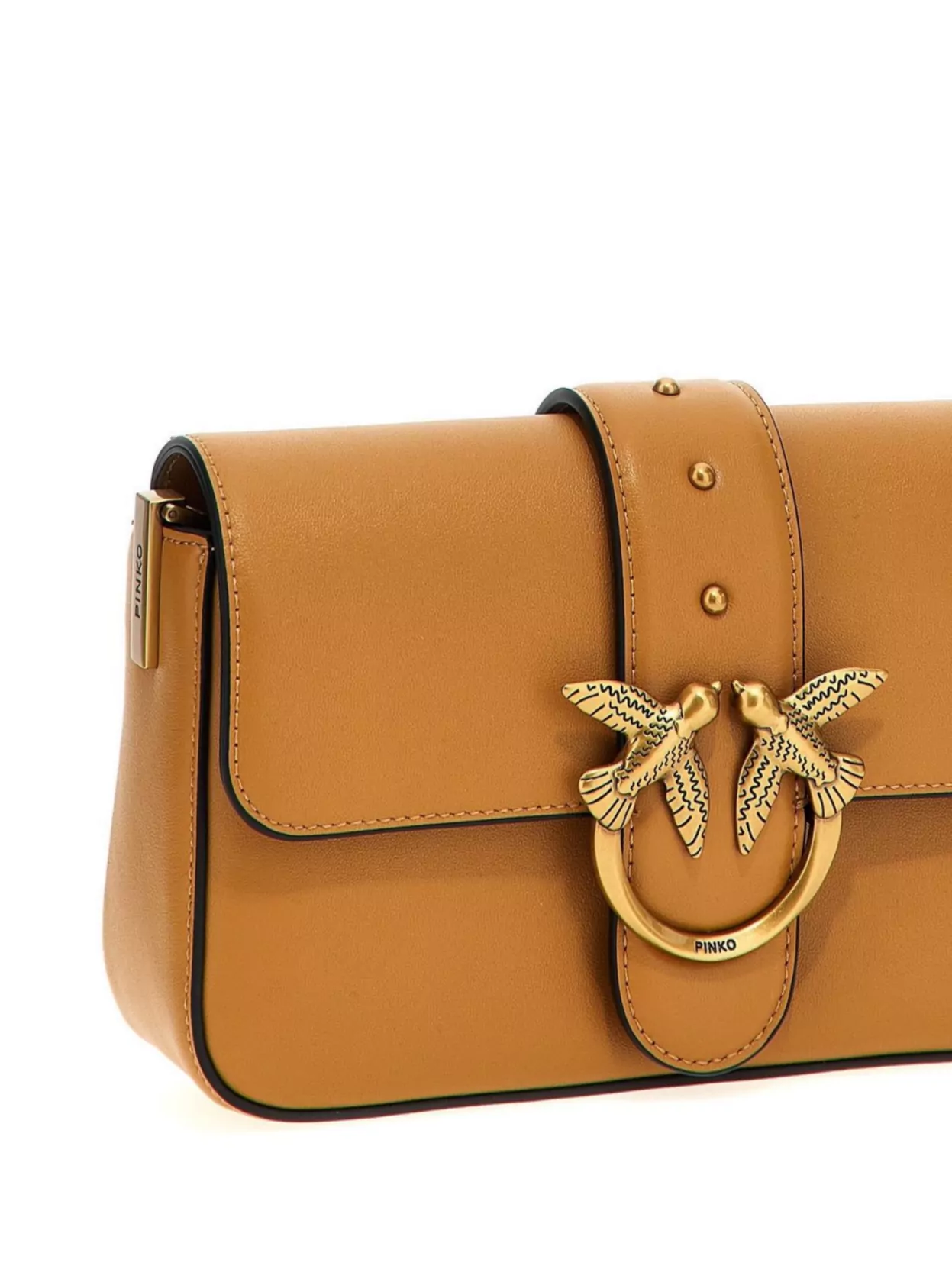 Pinko Mini Love One Crossbody Bag In Brown