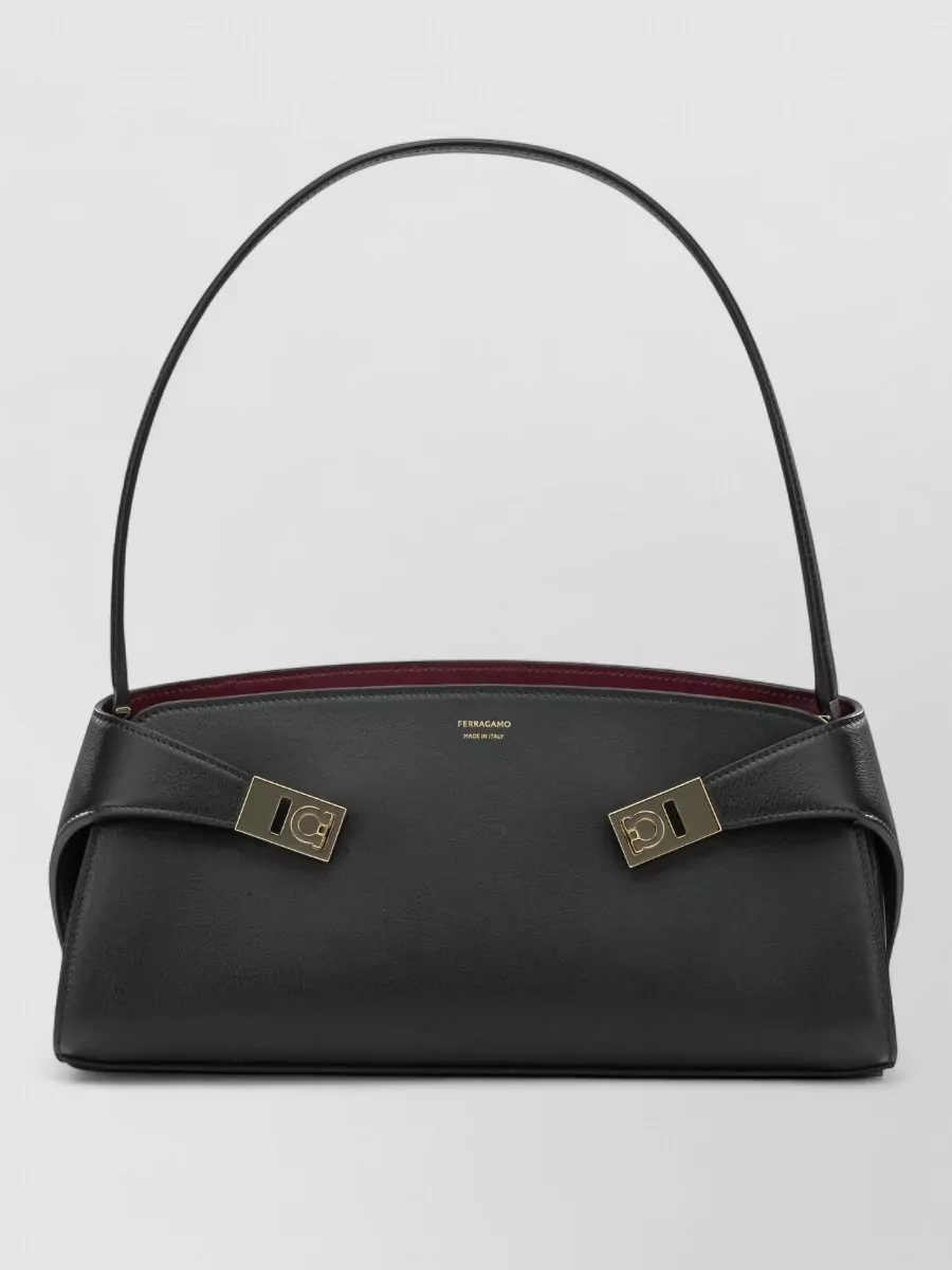 Ferragamo "hug east-west" medium shoulder bag