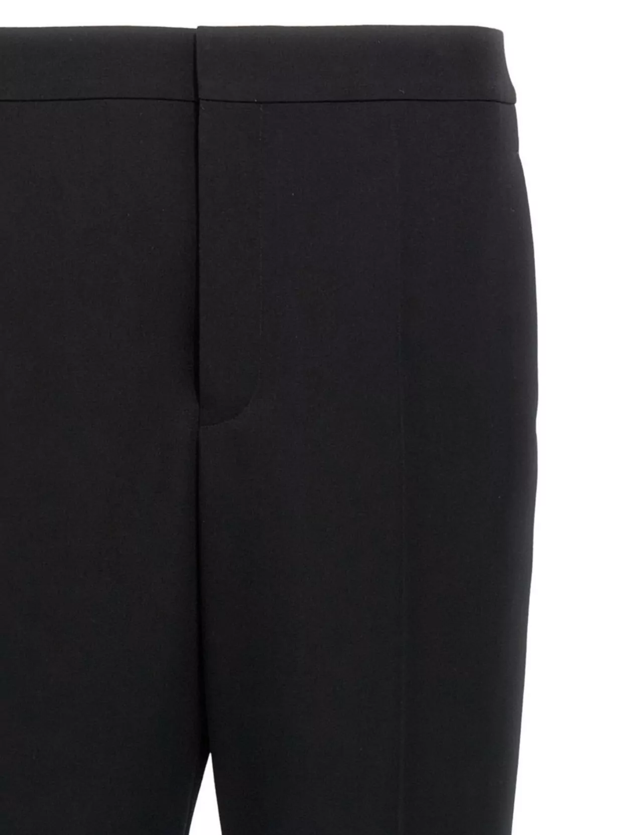 Saint Laurent Pressed-crease Pleated Straight-leg Trousers