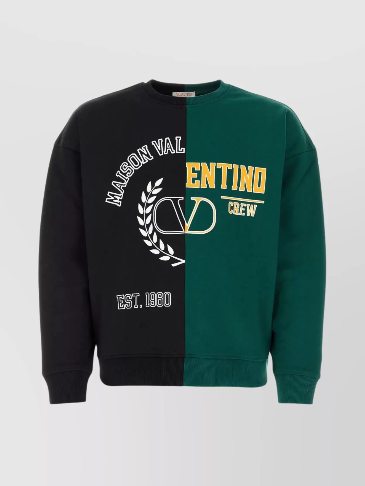 Shop Valentino Graphic Print Cotton Oversize Sweatshirt