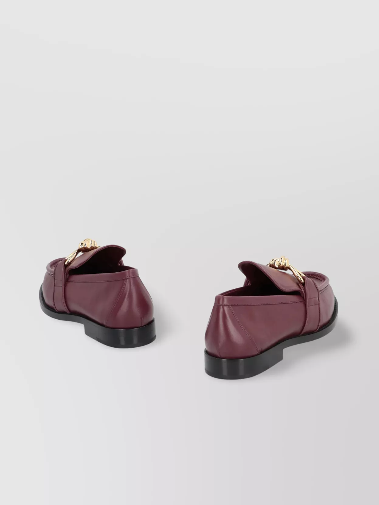 Bottega Veneta Leather Loafers Metal Horsebit