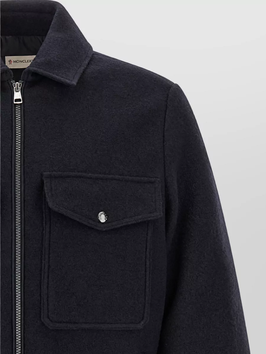 Moncler Virgin Wool Shirt Jacket