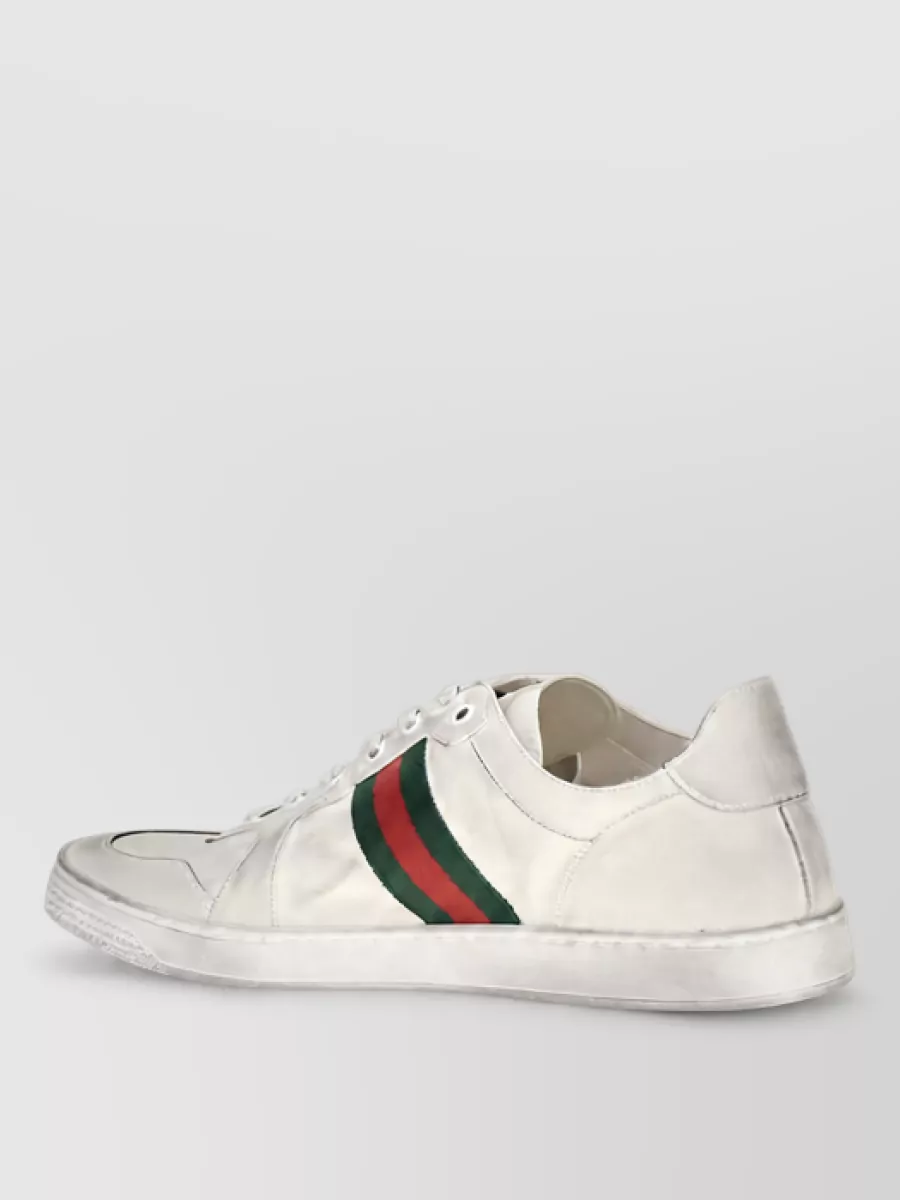 Gucci Calf Leather Low-Top Sneakers