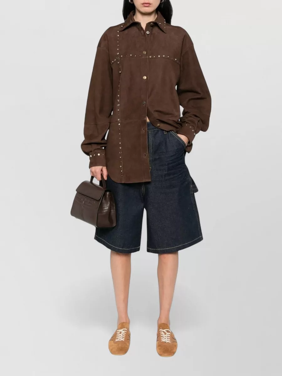 Moschino Suede Shirt