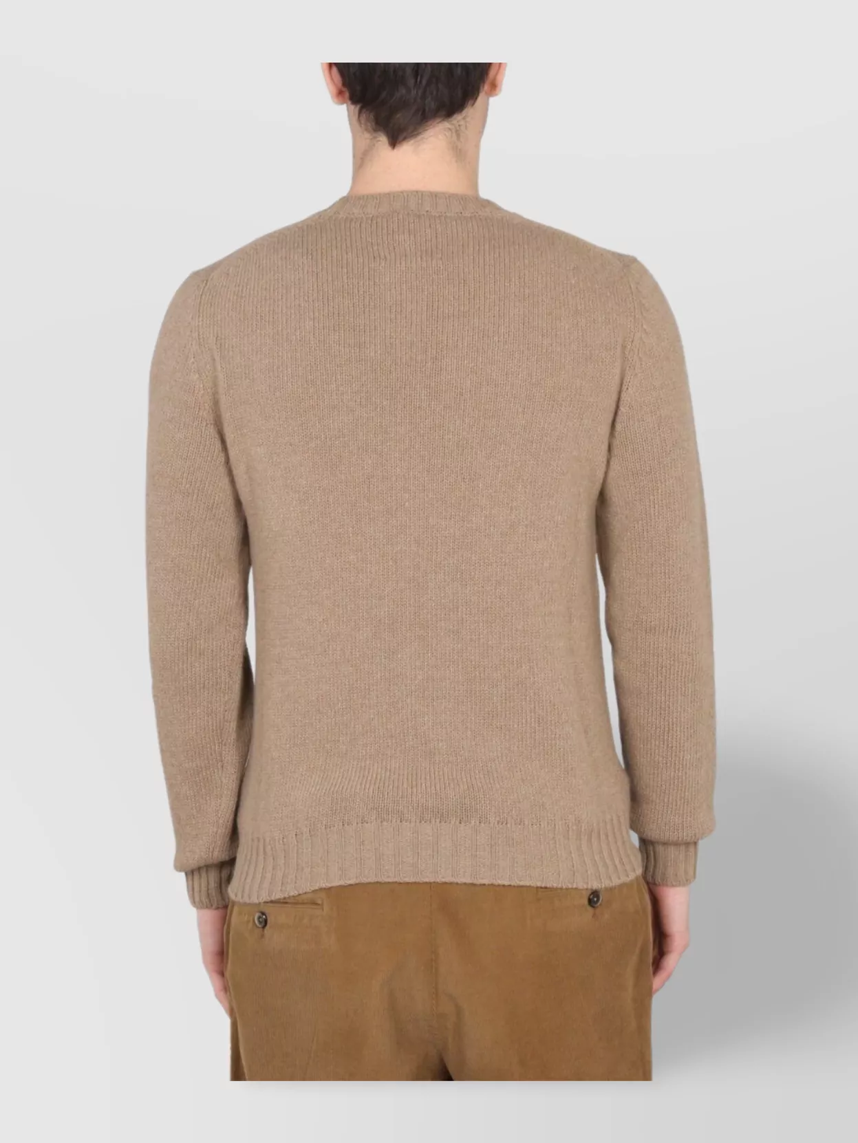 Pt Torino Neck Crew Cross Long Ribbed Cuffs