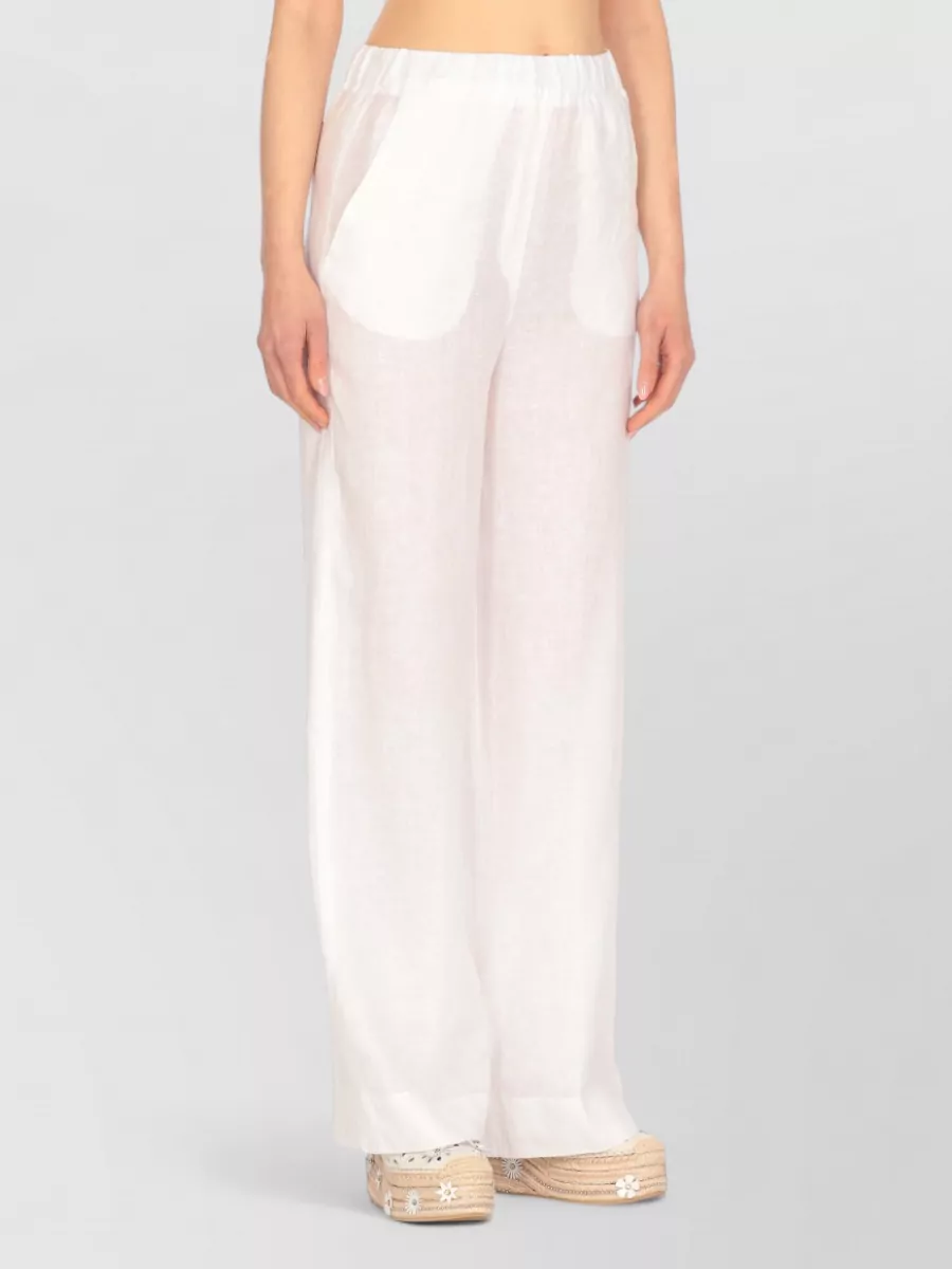 Antonelli Firenze Linen Wide-Leg Trousers