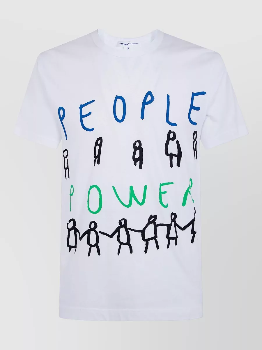 Comme des Garçons Logo print t shirt