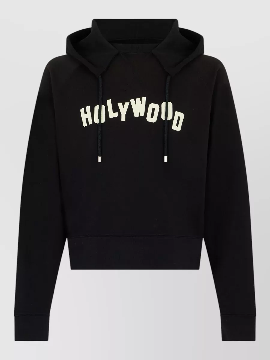 Loewe cotton printed hoodie