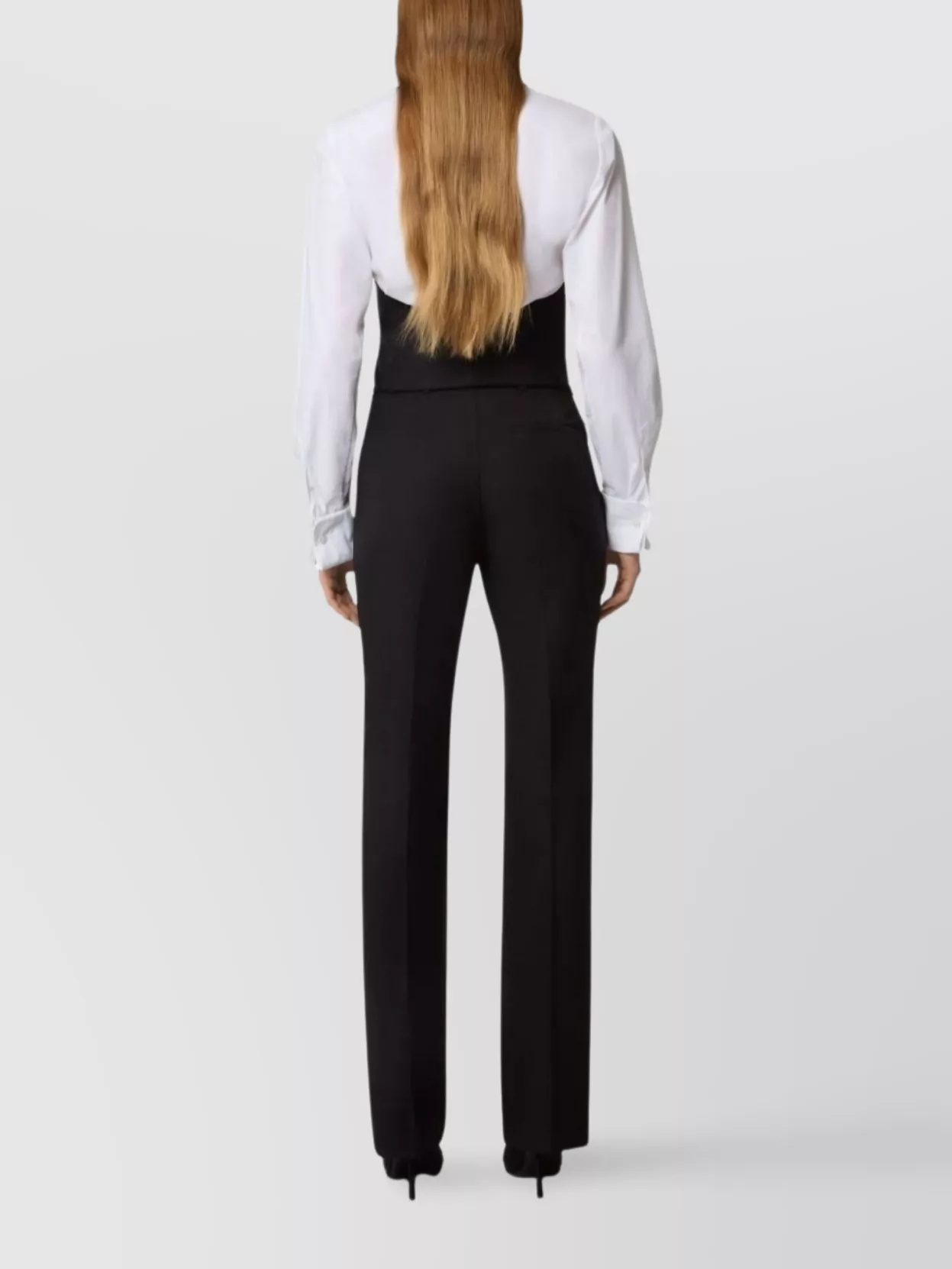 Nina Ricci Straight Leg Trousers Front Pleats