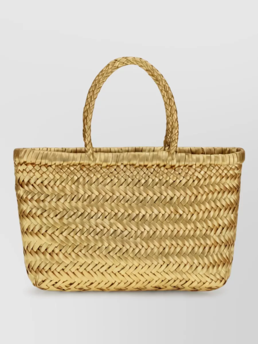 Dragon Diffusion mini flat gora leather beach bag