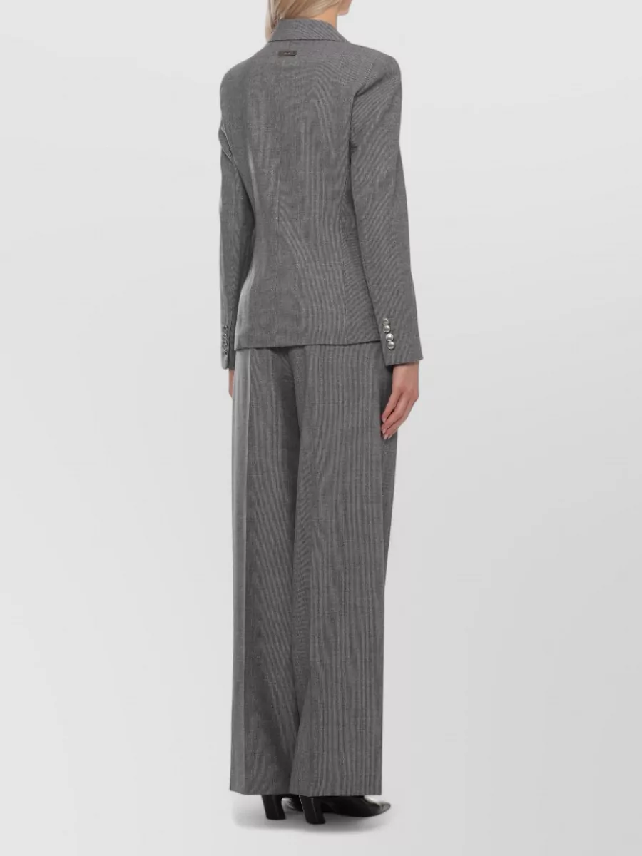 Peserico Virgin Wool Double-Breasted Blazer