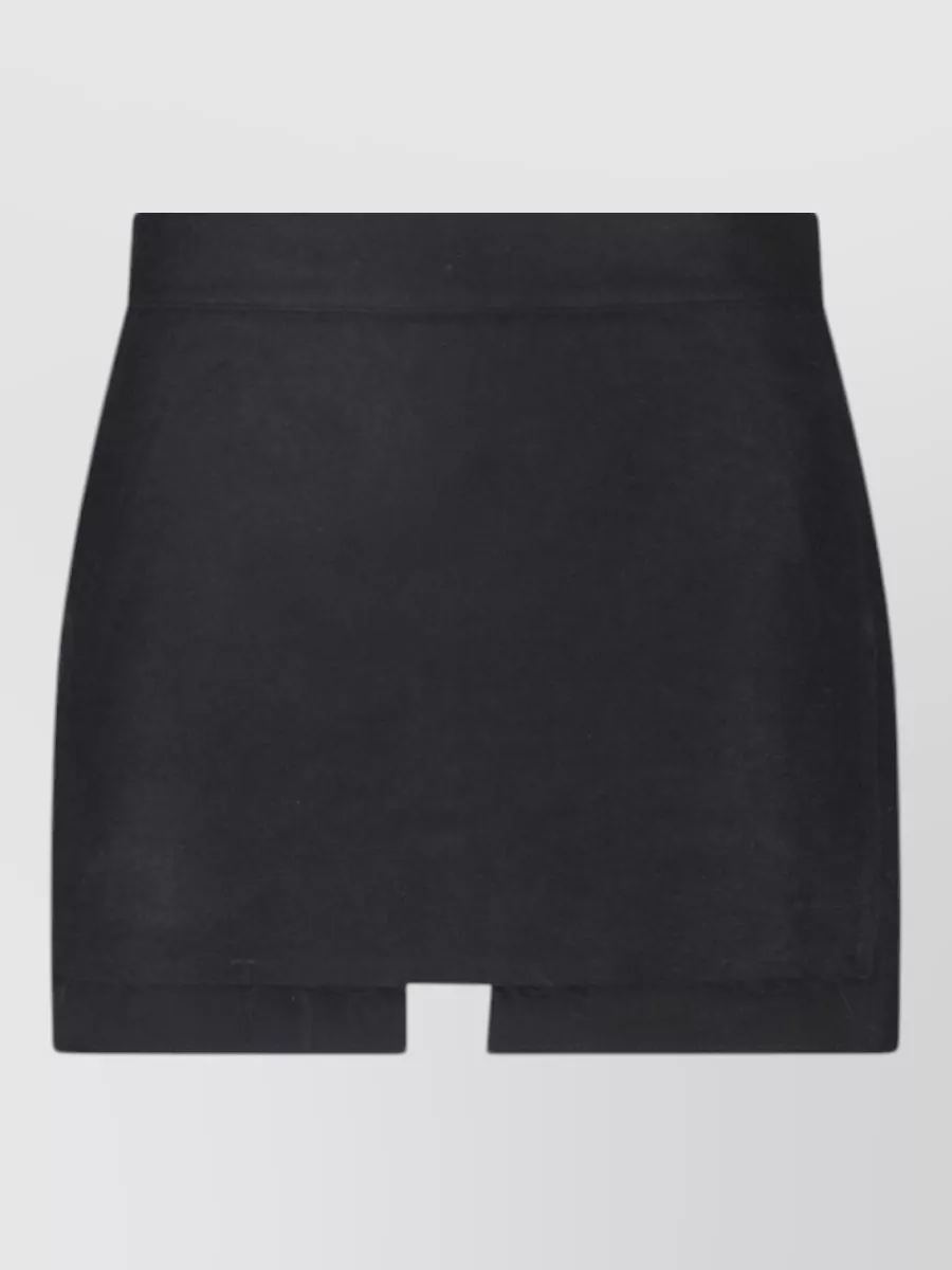Rick Owens high-rise asymmetric mini skirt