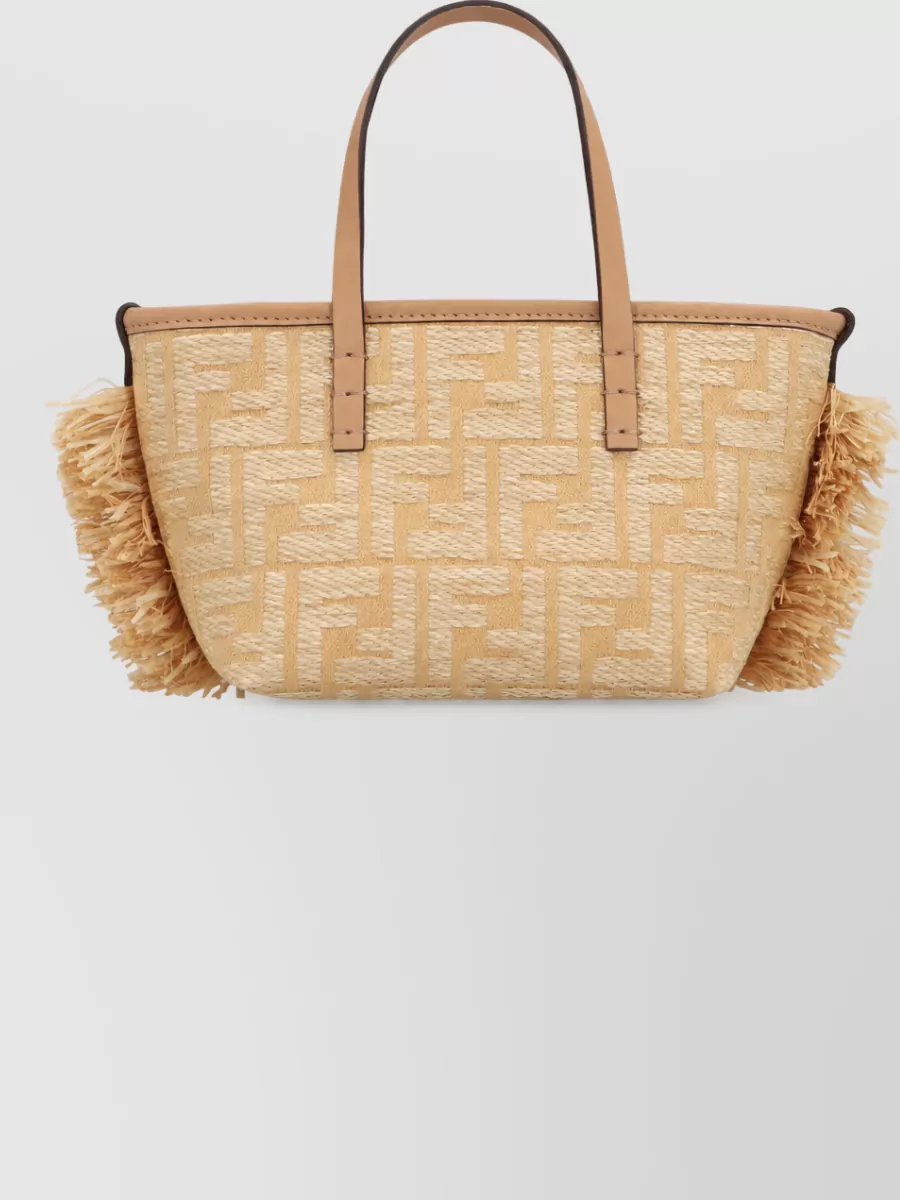 Fendi Mini Leather Beach Bag